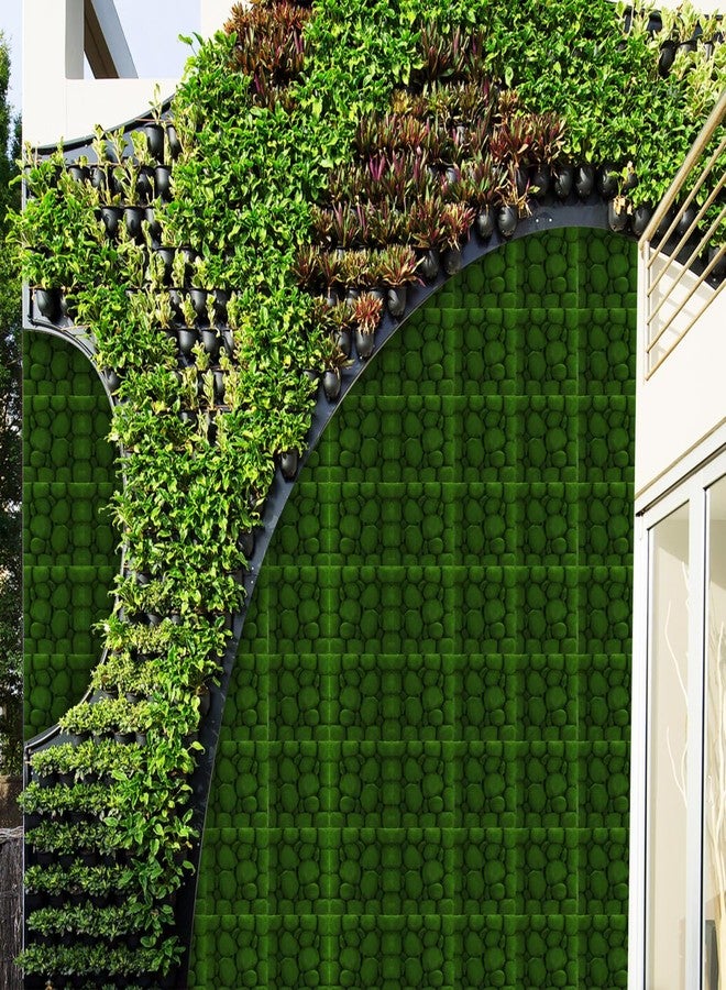 Baluue Artificial Moss Wall Panels 11.81 Inch Faux Green Wall Decor 2-Pack for Indoor Outdoor Landscape Plant Accent Easy Install Micro Moss Backdrop - Image 5