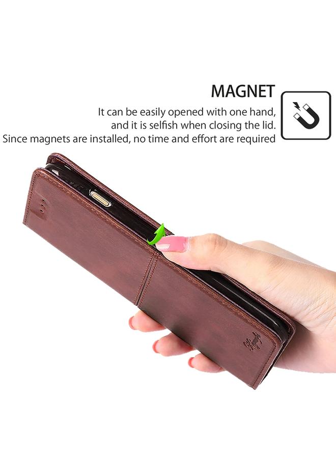 S-TOP Case For OPPO A3 5G India Cow Texture Magnetic Leather Phone Case - Image 5