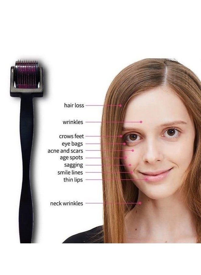 Jiya Enterprise - Roller For Face Acne Scars Skin Ageing & Hair Regrowth (1.5 Mm) - Image 1
