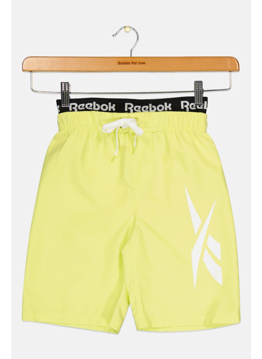 Reebok Kids Boy Sportwear Fit Outdoor Shorts, Lime  - Image 1