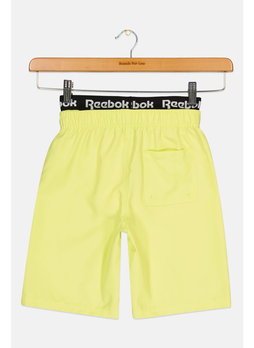 Reebok Kids Boy Sportwear Fit Outdoor Shorts, Lime  - Image 2