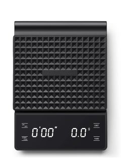 Coffee Scale with Timer, Digital Food Scale Weight Grams and Oz for Pour Over, Espresso, Drip Coffee, Baking, Cooking, 0.1g/0.1oz Precise Graduation, Backlit LED Display