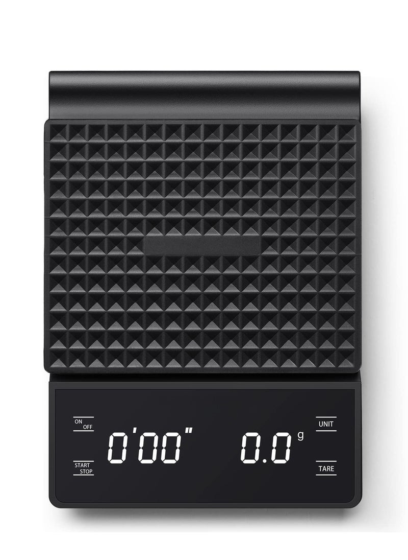 Arabest - Coffee Scale with Timer, Digital Food Scale Weight Grams and Oz for Pour Over, Espresso, Drip Coffee, Baking, Cooking, 0.1g/0.1oz Precise Graduation, Backlit LED Display - Image 1