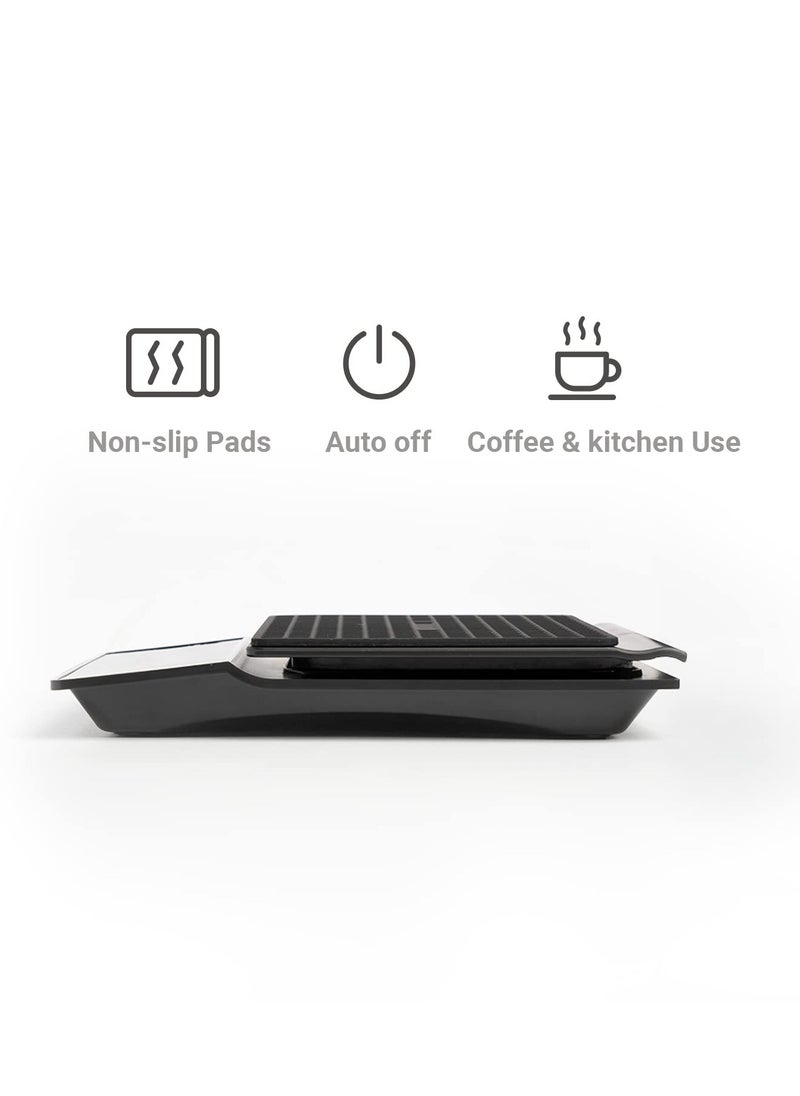 Arabest - Coffee Scale with Timer, Digital Food Scale Weight Grams and Oz for Pour Over, Espresso, Drip Coffee, Baking, Cooking, 0.1g/0.1oz Precise Graduation, Backlit LED Display - Image 1