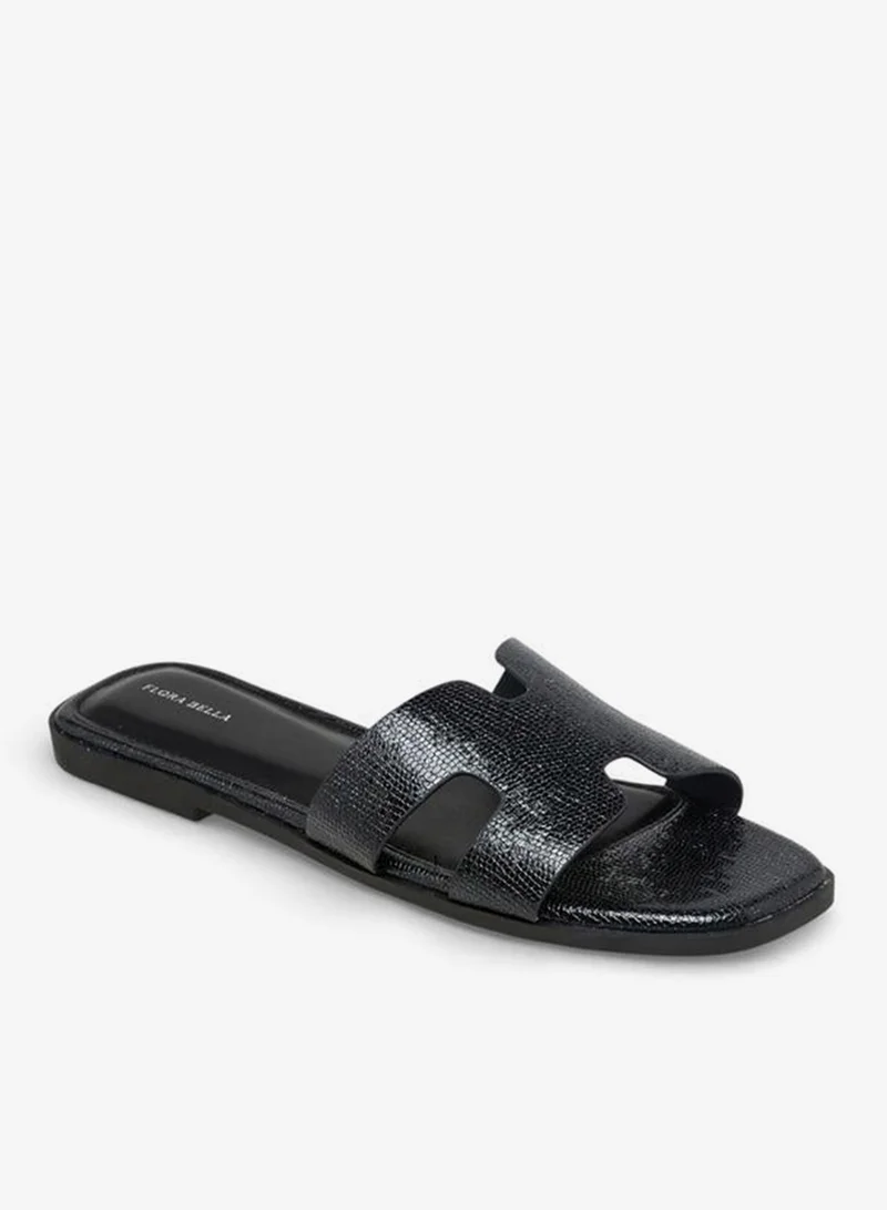 Flora Bella By Shoexpress Women Textured Slide Sandals Ramadan Collection