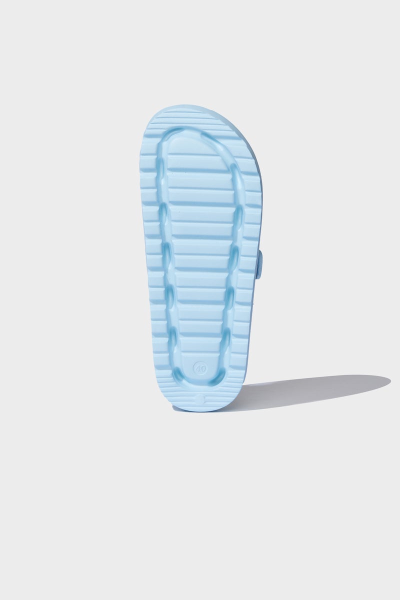 DeFacto Blue Woman Woman Flat Sole Eva Slippers Casual - Image 4