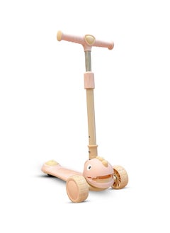 HOCC Snuggle Buggy Foldable Baby Scooter with Adjustable Height (3 Levels) - Pink  - Image 1