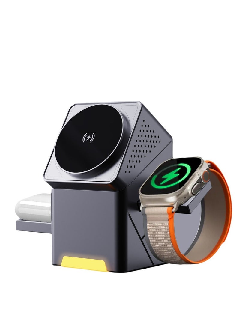 3-in-1 Rotatable Wireless Charger | Fast Charging for Phones  - Image 1