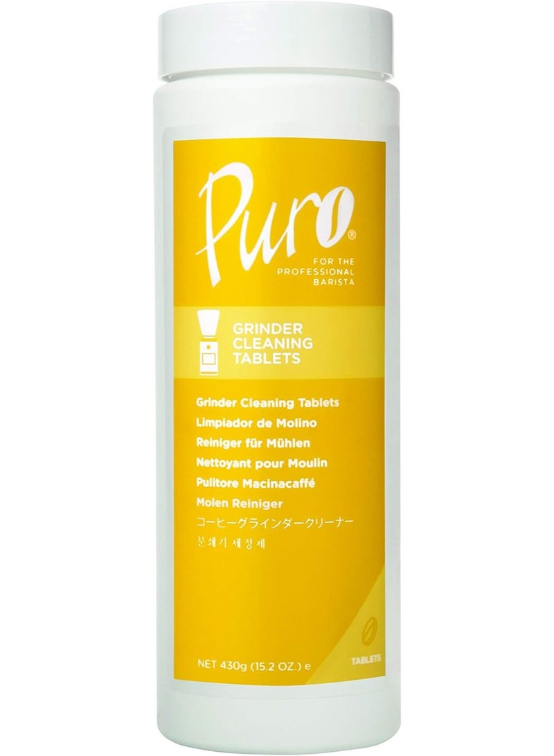 Urnex Puro Caff Grinder Cleaner - 430 Grams - Grinder Cleaning Tablets For Professional Barista Use