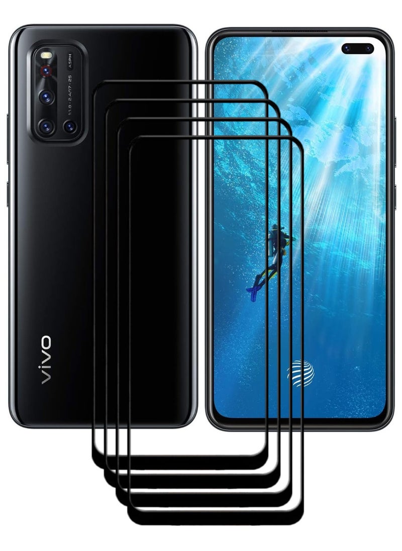 ACLIX 5 Pieces Antistatic ESD Dustproof Premium Quality High Definition Tempered Glass Screen Protector Designed For vivo V19 - Image 1
