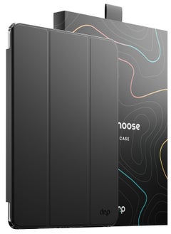 TinyMoose GhostFolio Flip Case iPad 7 / iPad 8 / iPad 9 Cover with Integrated Stylus Pen Holder - Case for iPad 7/8/9 Generation - Onyx Black  - Image 1