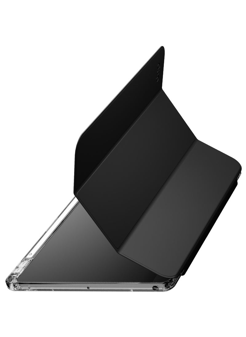 TinyMoose - GhostFolio Flip Case iPad 7 / iPad 8 / iPad 9 Cover with Integrated Stylus Pen Holder - Case for iPad 7/8/9 Generation - Onyx Black - Image 1