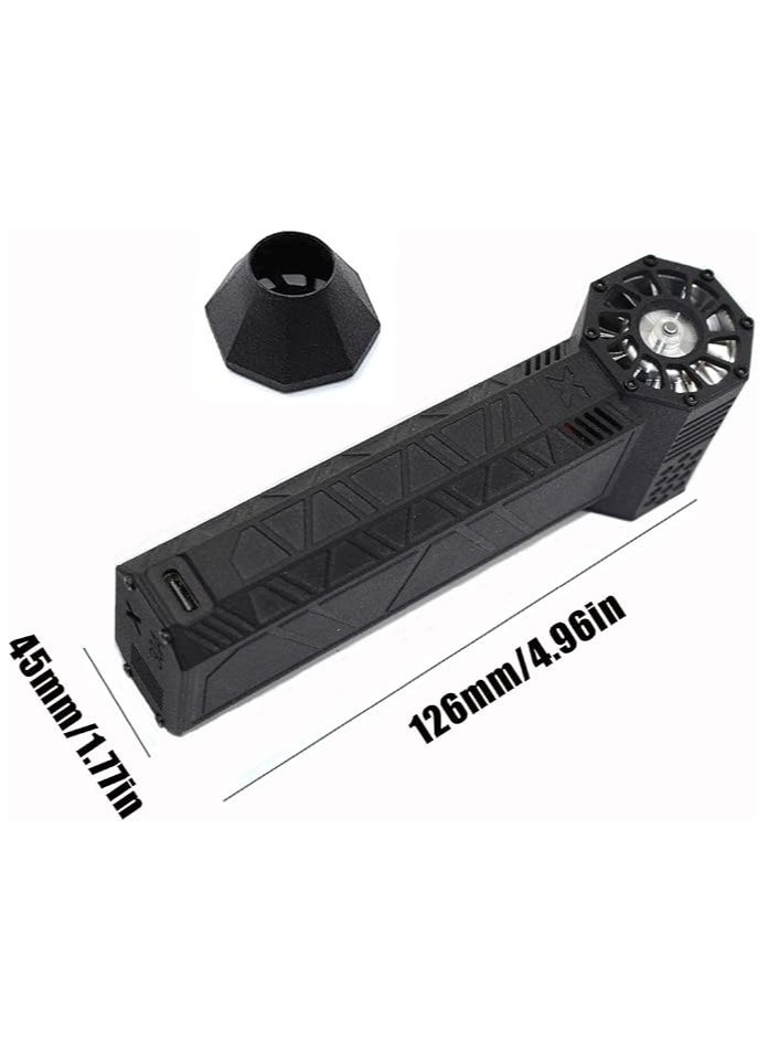 Generic Mini Jet Air Blower, 150000RPM 3000mAh Car Air Blower Fan, Super Jet Fan for Car, Computer, Keyboard, Sofa  - Image 3