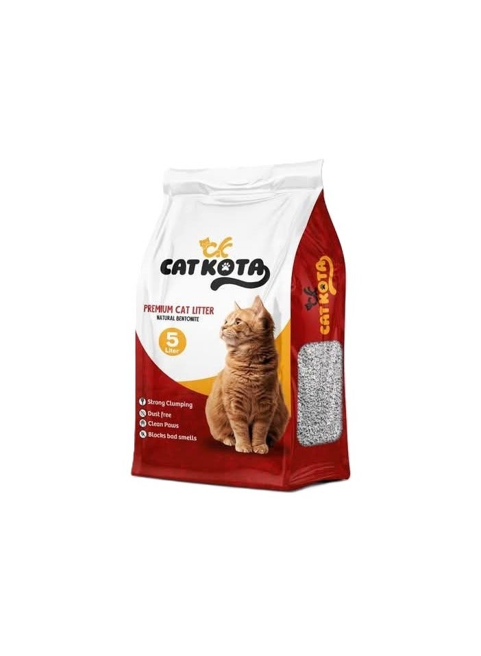 كات كوتا رمل للقطط 5 لتر - نعناع