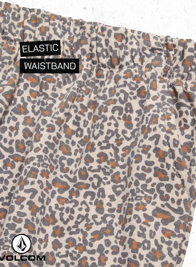 Volcom Girls Sweatpants Set - 2 Piece Fleece Fashion Crewneck Sweatshirt and Jogger Sweatpants for Girls Matching Set, Taupe, 8-10 - Image 5