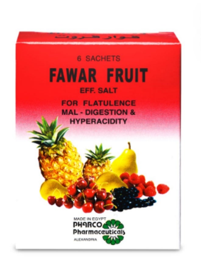 عرض 1+1 فوار فروت ملح فوار 6 أكياس باكج 1+1