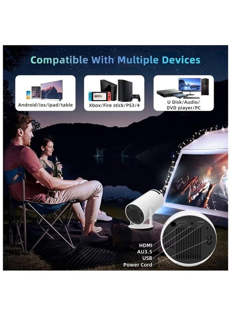 MHR Projector Mini LED 4K – Portable Home Theater with Auto Keystone, Mobile & HDMI Support - Image 3