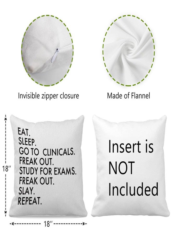 OFlich Nursing Student Pillow Cover - School Gift Throw Pillow, 18x18, Funny Nurse Gifts - Image 4