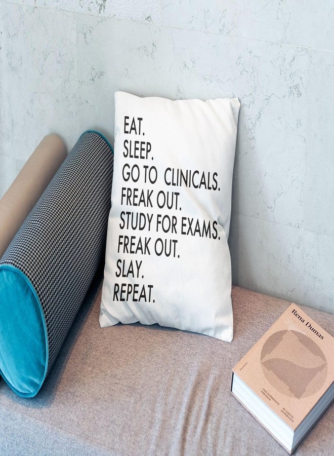 OFlich Nursing Student Pillow Cover - School Gift Throw Pillow, 18x18, Funny Nurse Gifts - Image 2