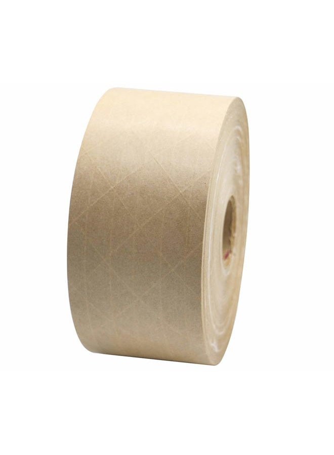 BOMEI PACK Reinforced Water Activated Gummed Kraft Paper Tape, 2 Pack 2.75 inch x 380 ft, for Heavy Duty Secure Packing Shipping - Image 5
