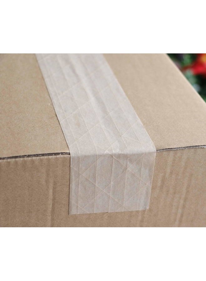 BOMEI PACK Reinforced Water Activated Gummed Kraft Paper Tape, 2 Pack 2.75 inch x 380 ft, for Heavy Duty Secure Packing Shipping - Image 2
