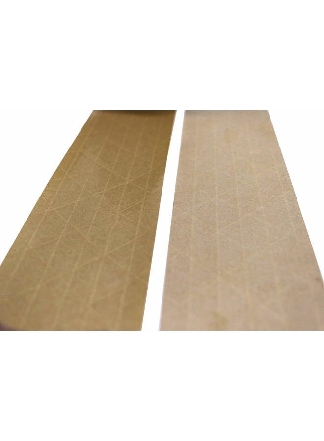 BOMEI PACK Reinforced Water Activated Gummed Kraft Paper Tape, 2 Pack 2.75 inch x 380 ft, for Heavy Duty Secure Packing Shipping - Image 4