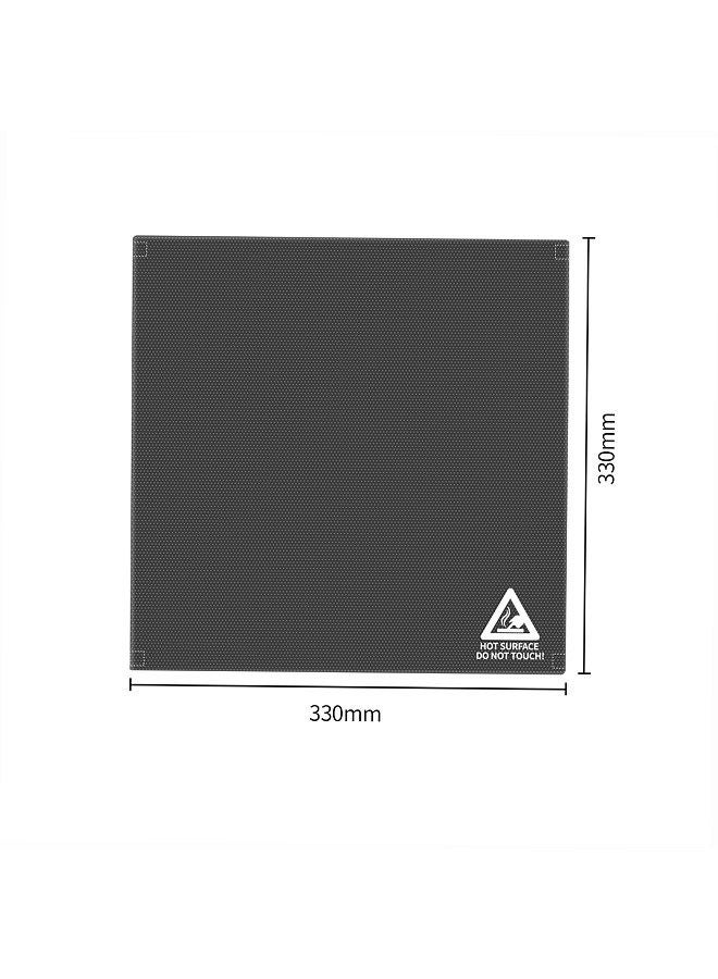 Tronxy Carbon Silicon Crystal Glass Print Bed Platform Build Surface 330*330mm for 3D Printer Hotbed  - Image 5