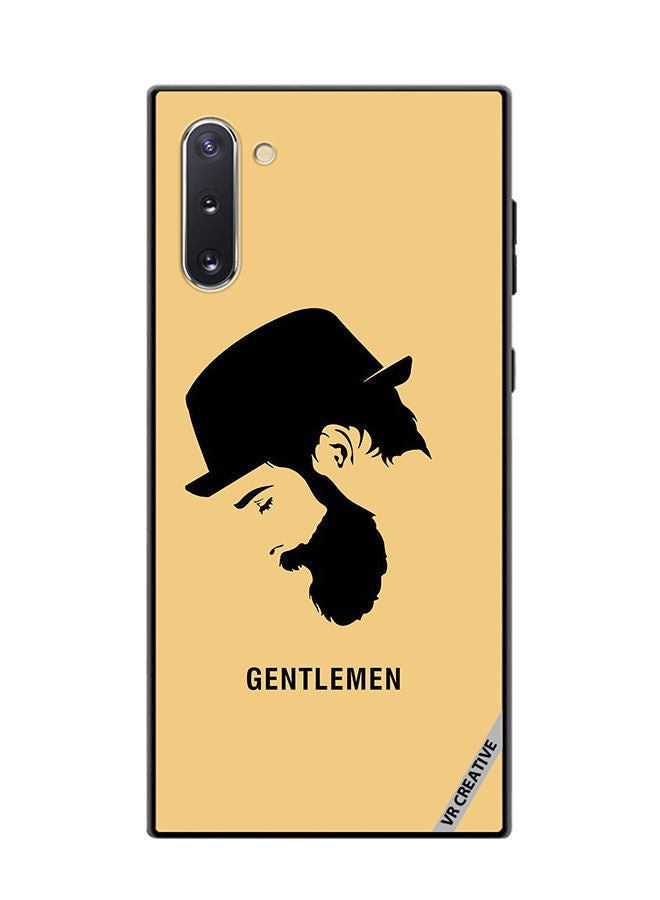 VR CREATIVE Protective Case Cover For Samsung Galaxy Note10 5G Gentlemen Design Multicolour - Image 1