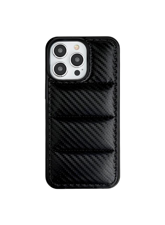 اس-توب جراب لهاتف iPhone 13 Pro مصنوع من ألياف الكربون وغطاء خلفي مبطن - Image 1