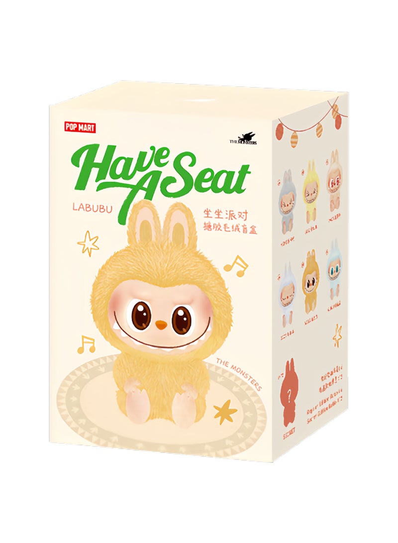 The Monsters - Have a Seat Vinyl Plush Blind Box, The Monsters Blind Box Figures, Random Design Action Figures Collectible Toys Home Decorations, Holiday Birthday Gifts, Single Box