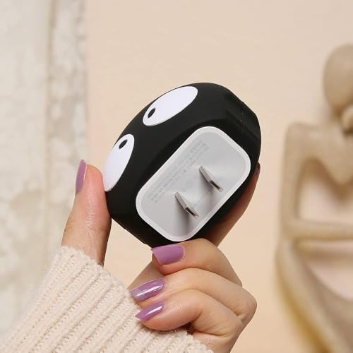 CERLINK Cable Protector for Apple iPhone Charger 20W/18W Type C, 3D Cute Cartoon Case Adaptor Cover Full Cable Connection Protectors Protective Protection Wire Sleeves Guard (Duck) - Image 3