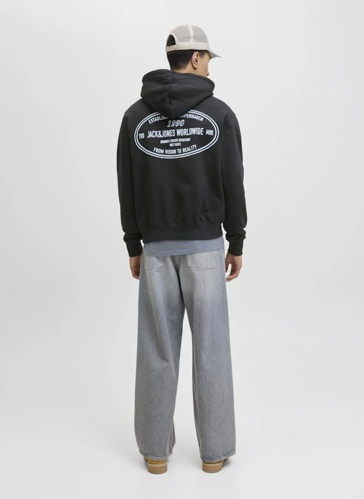 JACK & JONES Graphic Pullover Hoodie