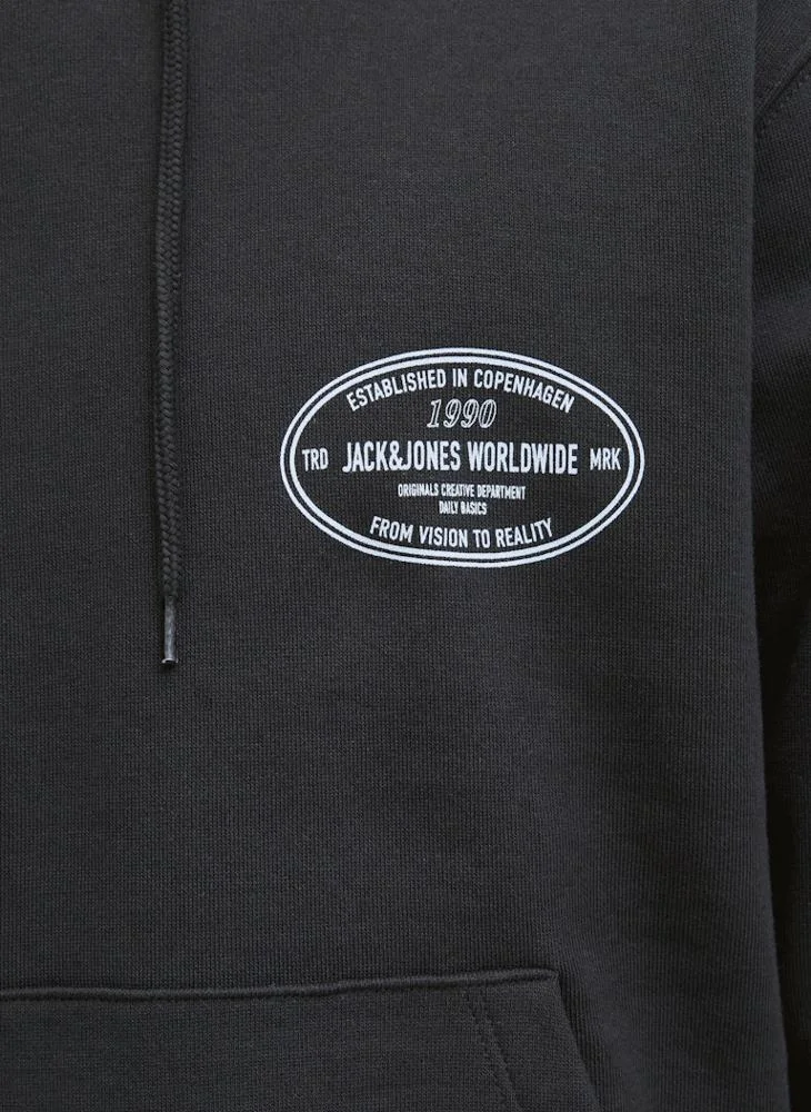 JACK & JONES Graphic Pullover Hoodie