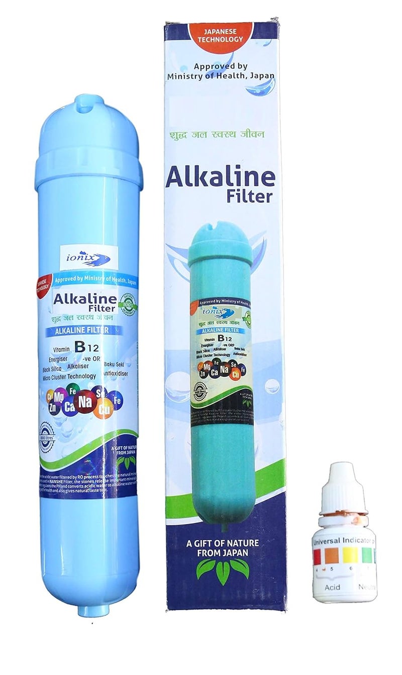 IONIX Nanshe RO Mineral Cartridge with Added Vitamin B12 AAA Japanese Technology Cartridge Kit with Multi Stage Filter Enhancer Enhance Body StrengthConnects in Any ROUVUF Water Purifier - Image 1