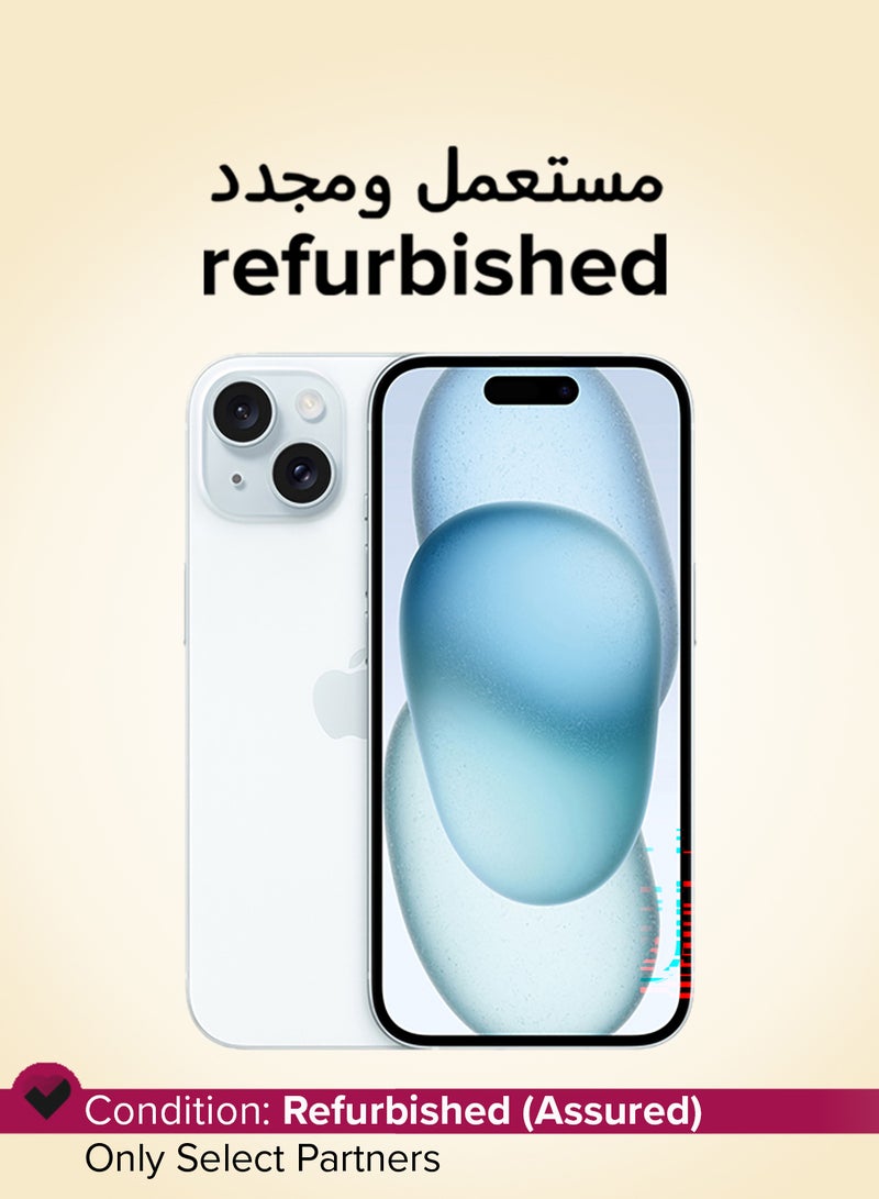 Apple Refurbished - iPhone 15 Plus 512GB Blue 5G With FaceTime - USA Version (e-SIM only) - Image 1