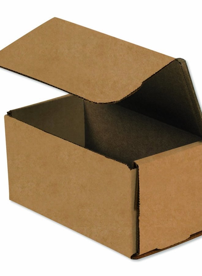 Aviditi Brown Kraft Corrugated Cardboard Mailing Boxes, 6 x 3 x 3 Inches, Pack of 50, Crush-Proof, For Shipping, Mailing and Storing - Image 1