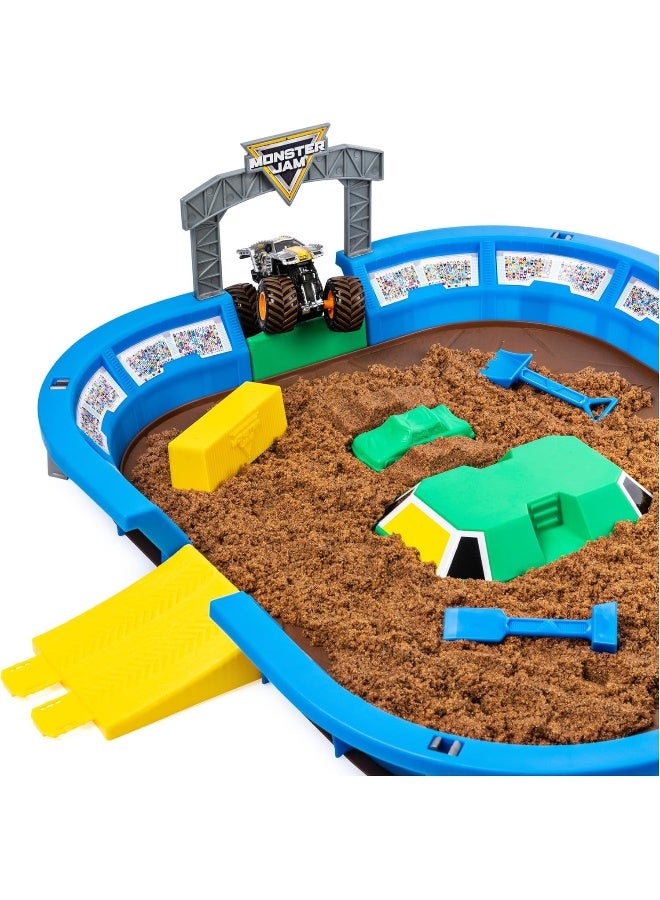Monster Jam 6046704 Kinetic Dirt Arena Playset, Multicolored - Image 5