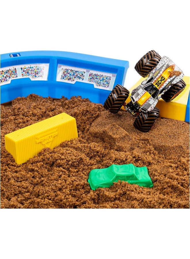 Monster Jam 6046704 Kinetic Dirt Arena Playset, Multicolored - Image 3