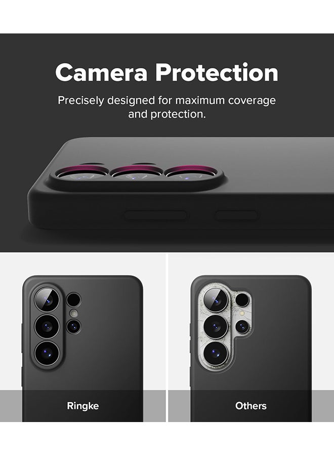Ringke Silicone Magnetic For Samsung S26 Ultra Case Cover Powerful Magnet Long Lasting Silky Feel Anti-Fingerprint S26 Ultra Back Cover- Black black - Image 3