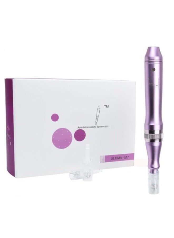 جهاز قلم عناية بالبشرة لاسلكي للوجه والجسم مع رؤوس متعددة قابل للحمل للاستخدام المنزلي يحتوي على 8 رؤوس قابلة للتبديل - Image 1