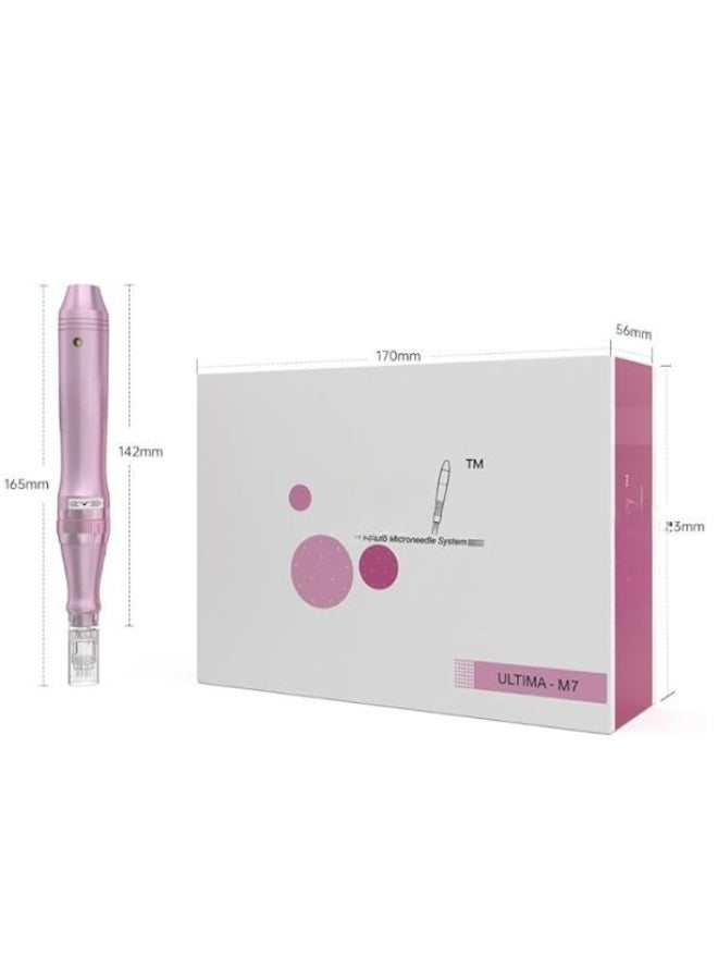 جهاز قلم عناية بالبشرة لاسلكي للوجه والجسم مع رؤوس متعددة قابل للحمل للاستخدام المنزلي يحتوي على 8 رؤوس قابلة للتبديل - Image 4