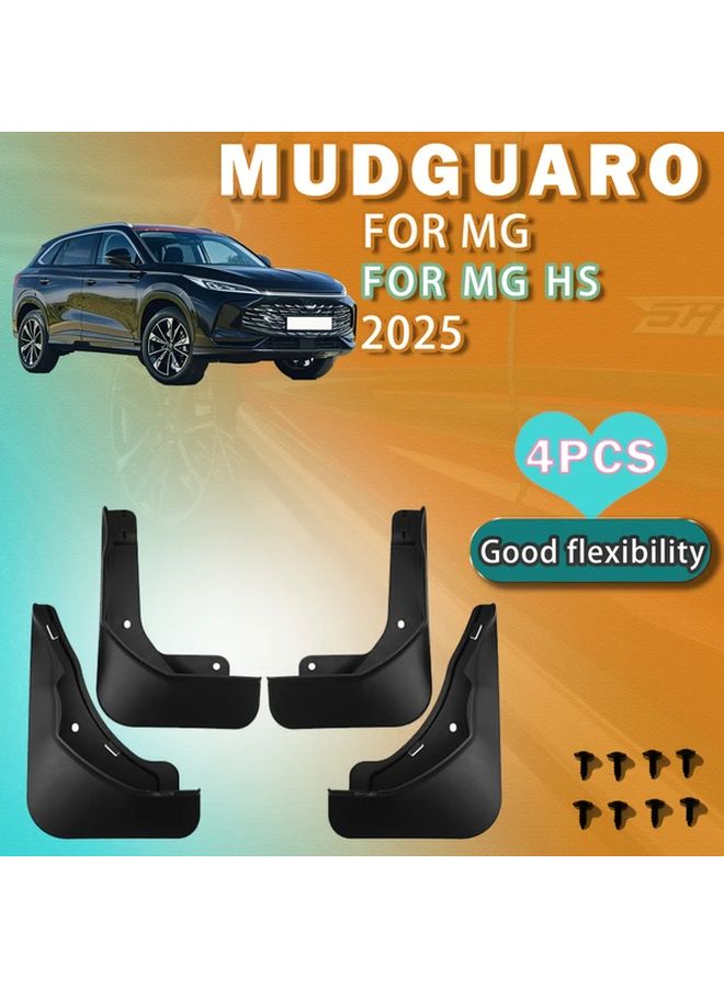 4Pcs Black Mud Guards Mud Flaps For MG HS 2025 Front And Rear Wheel Protection - Image 2