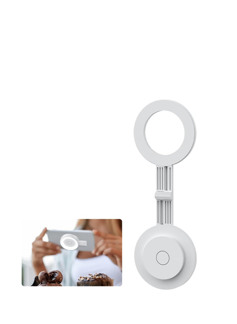 Captaintech Magnetic LED Phone Ring Light - Portable Selfie Fill Light for iPhone with 6 Lighting Modes, Ideal for Video Recording, Selfies, TikTok, Vlogging, and Live Streaming. - Image 1