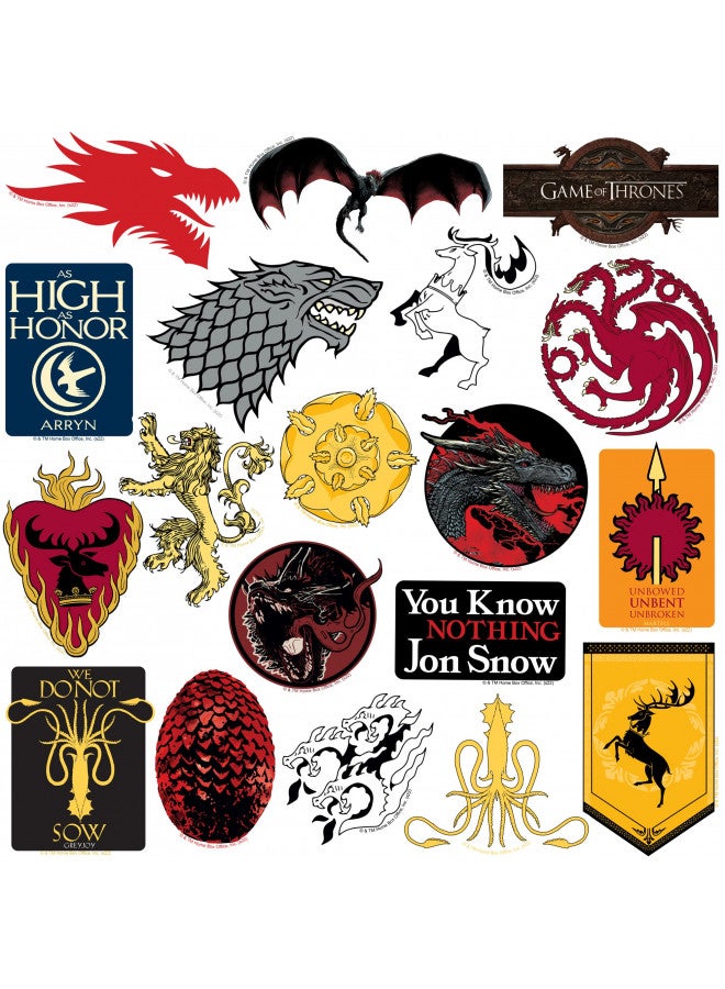 GRAPHICS & MORE Game of Thrones House of The Dragon Sticker Pack Die Cut Vinyl Large Deluxe GOT Stickers Variety Pack - Laptop, Water Bottle, Scrapbooking, Tablet, Skateboard, Indoor/Outdoor - Set of 50 - Image 4
