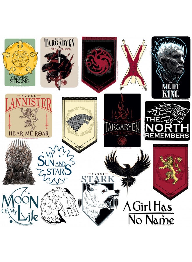 GRAPHICS & MORE Game of Thrones House of The Dragon Sticker Pack Die Cut Vinyl Large Deluxe GOT Stickers Variety Pack - Laptop, Water Bottle, Scrapbooking, Tablet, Skateboard, Indoor/Outdoor - Set of 50 - Image 3