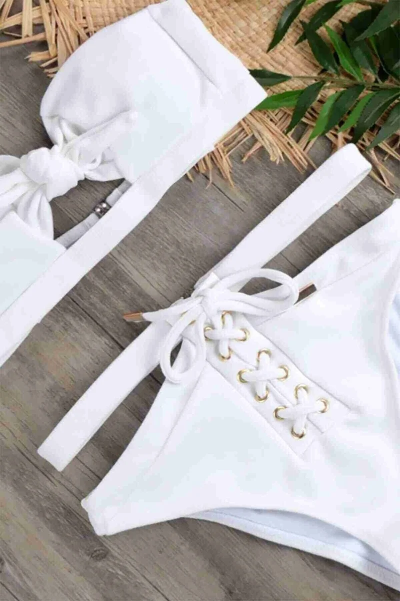 Fokshop Angelsin Special Design Bikini Top White