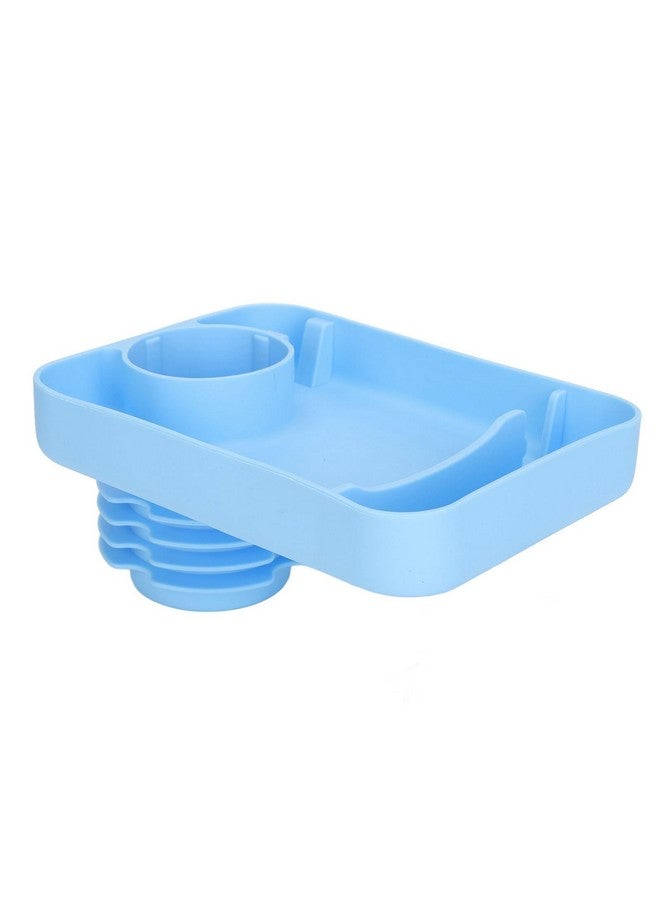 YOSOO Kids Car Tray Multifunction Thickened Silicone Cup Holder Tray for Snacks Toys Books Travel - Image 2