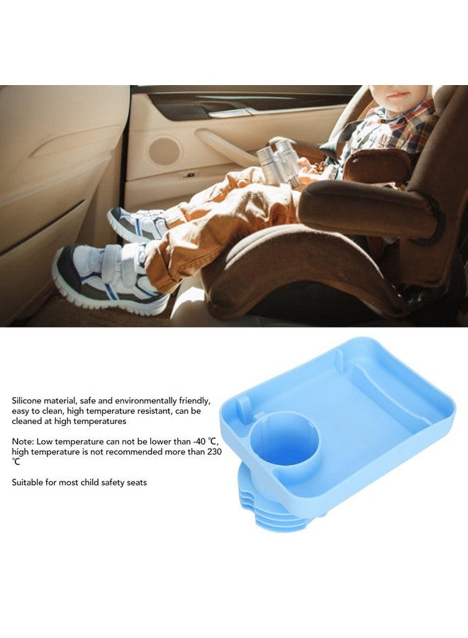 YOSOO Kids Car Tray Multifunction Thickened Silicone Cup Holder Tray for Snacks Toys Books Travel - Image 3