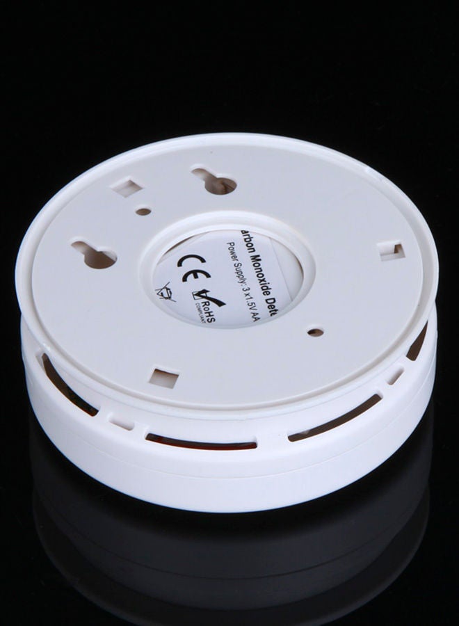 NIBEMINENT LCD CO Carbon Monoxide Poisoning Sensor Monitor Alarm Detector white 0.118kg  - Image 2