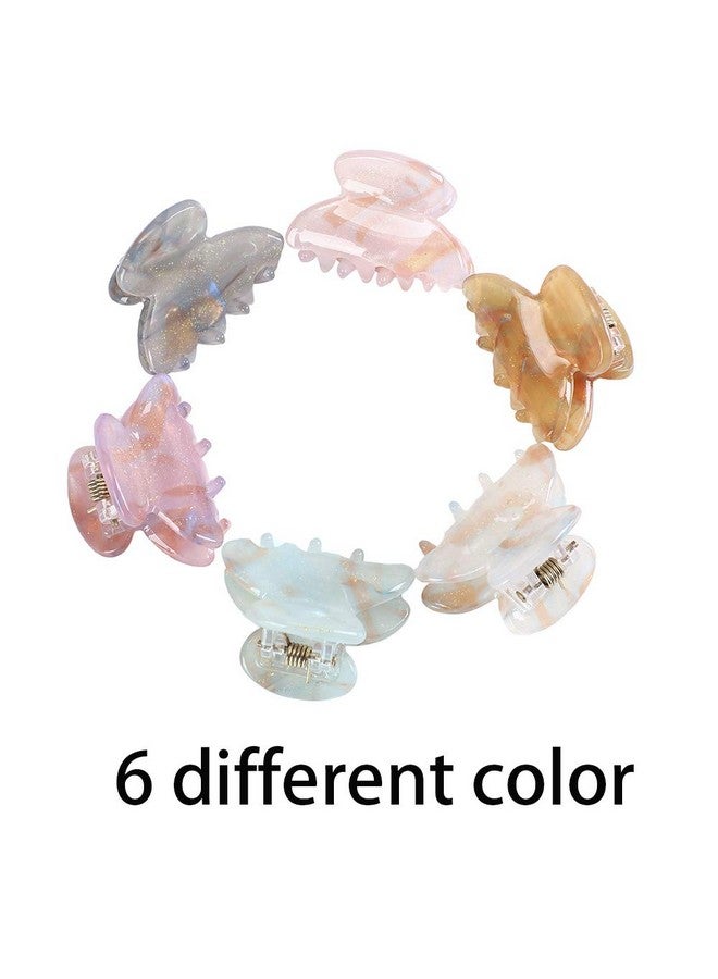 Molans Claw Jaw Clips 12Pcs Small For Thin Hair Styling Accessories Classic Clamp For Women Girls (Sequins) - Image 5